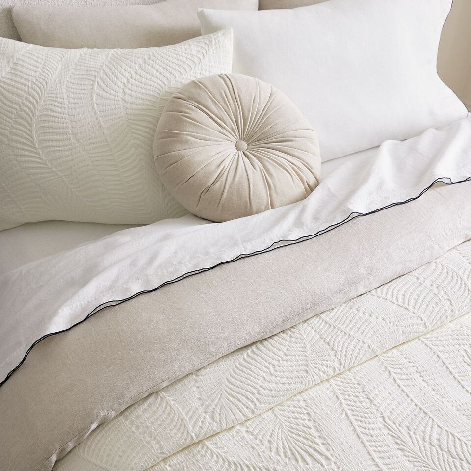 Trailing Fern Matelasse Duvet Cover & Pillowcases