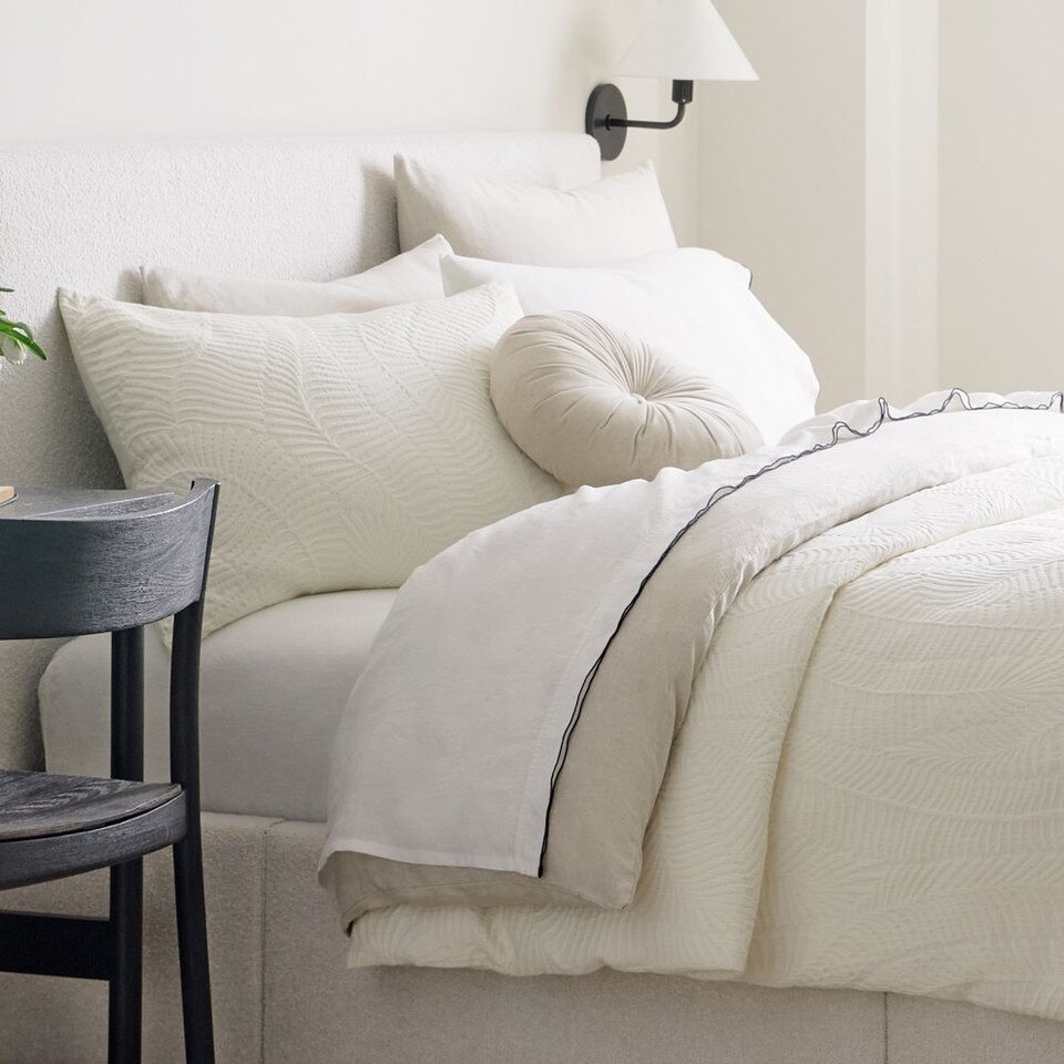 Trailing Fern Matelasse Duvet Cover & Pillowcases