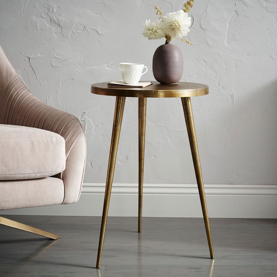 Casted Tripod Round Side Table (38 cm)