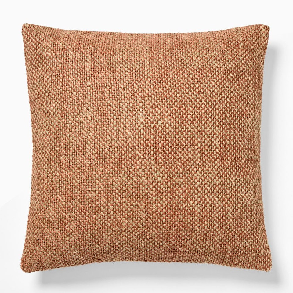 Two Tone Chunky Linen Cushion Cover