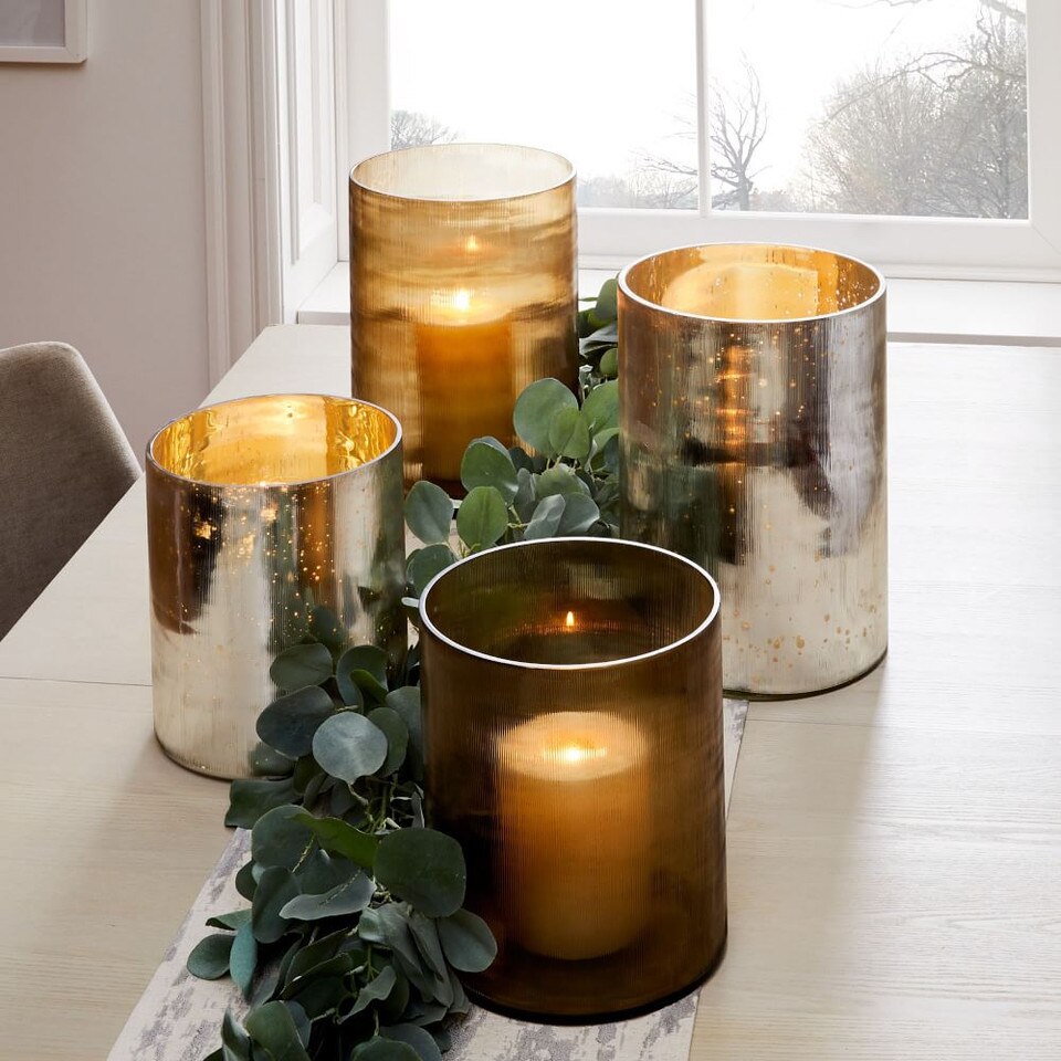 Unscented Wax Pillar Candle