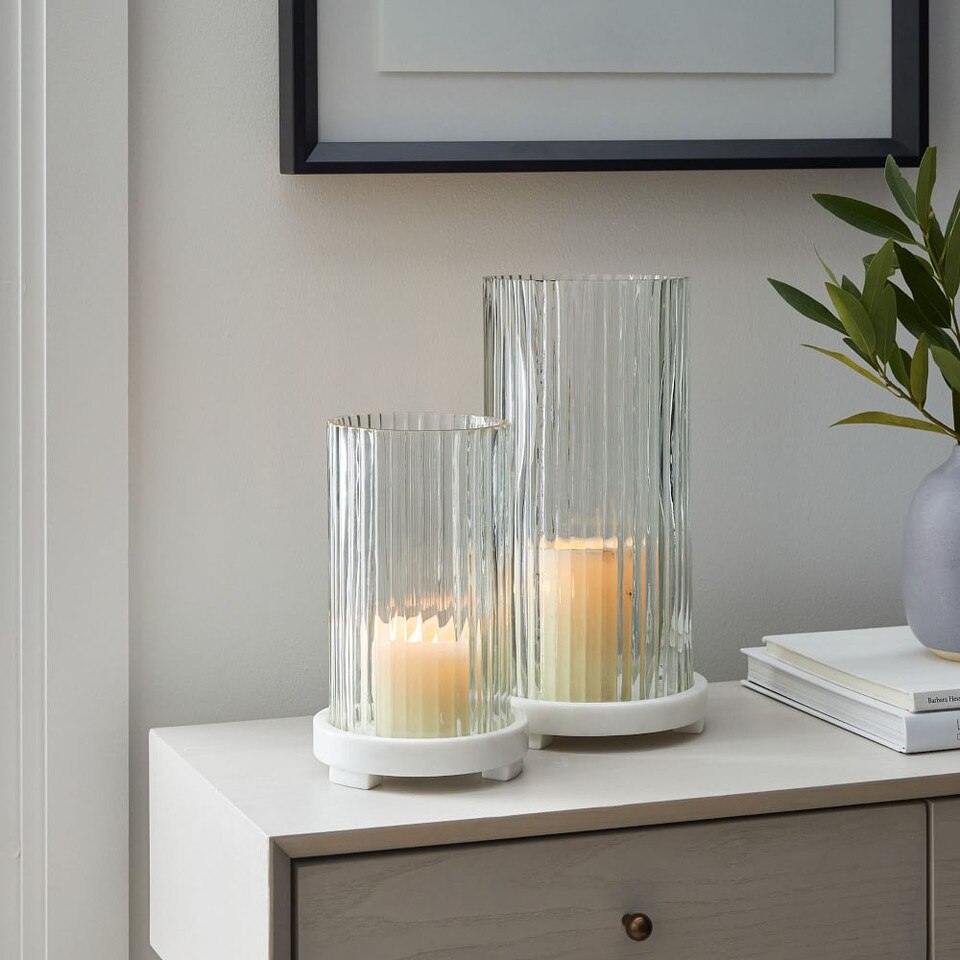 Unscented Wax Pillar Candle