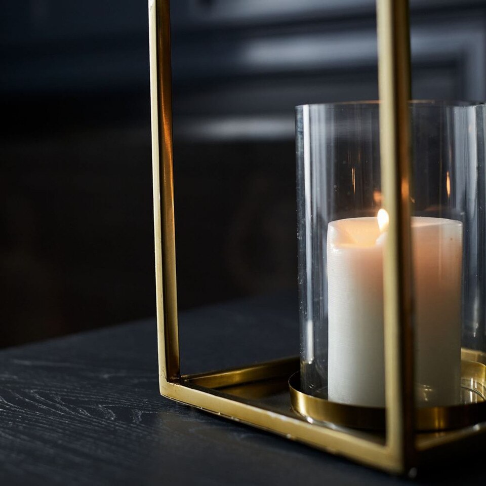 Unscented Wax Pillar Candle