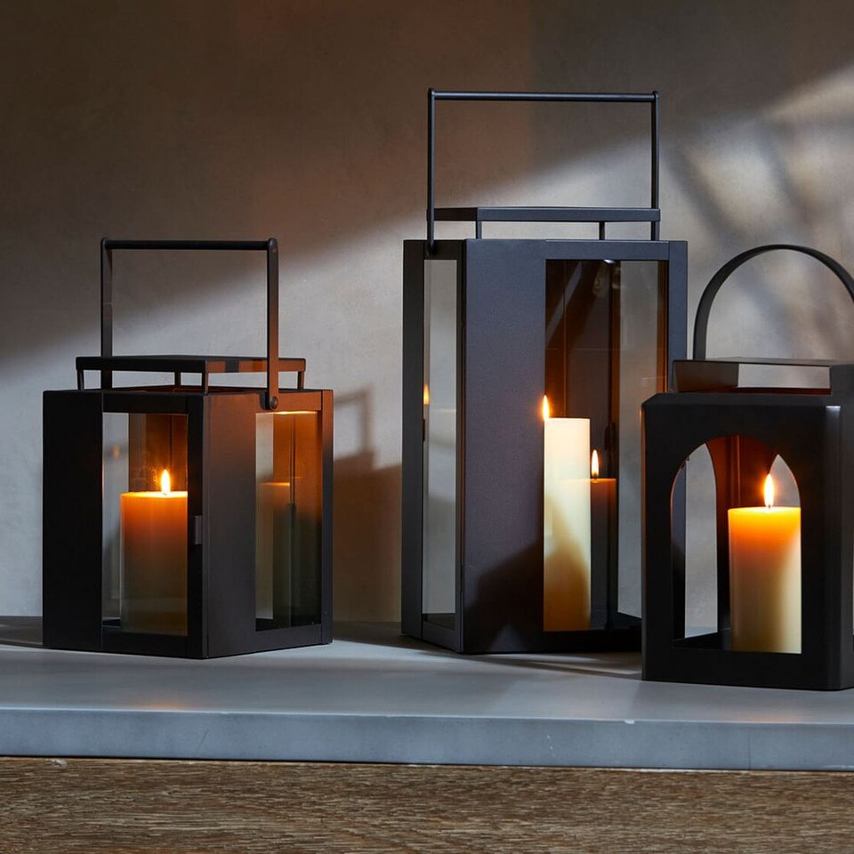 Unscented Wax Pillar Candle