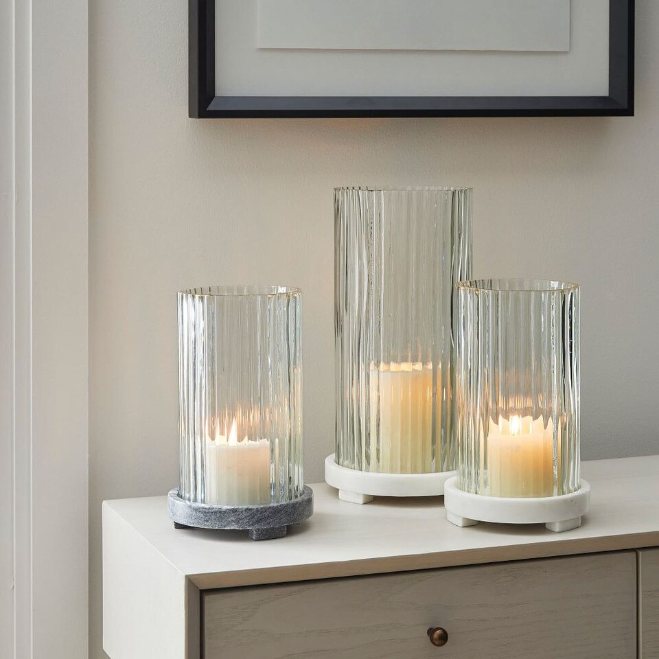 Unscented Wax Pillar Candle