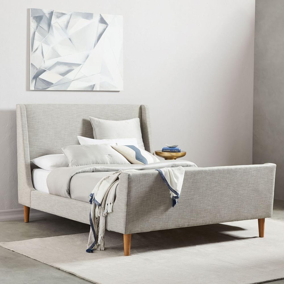 Upholstered Sleigh Bed