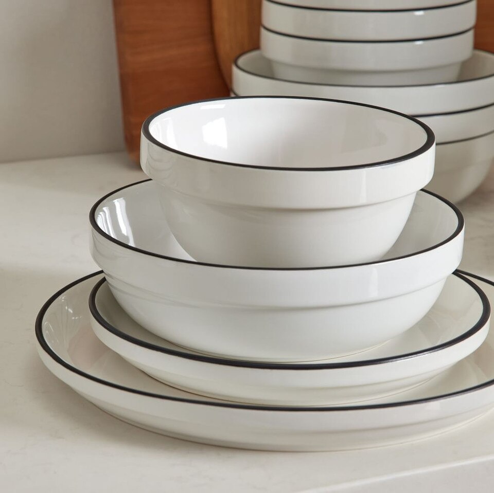 Utility Stoneware Pasta Bowl