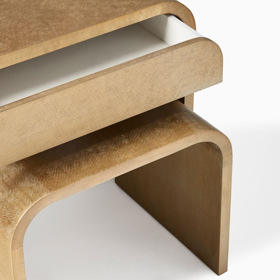 Vella Nesting Bedside Table (51 cm - 61 cm)