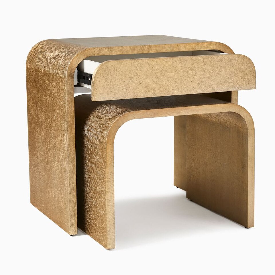Vella Nesting Bedside Table (51 cm - 61 cm)