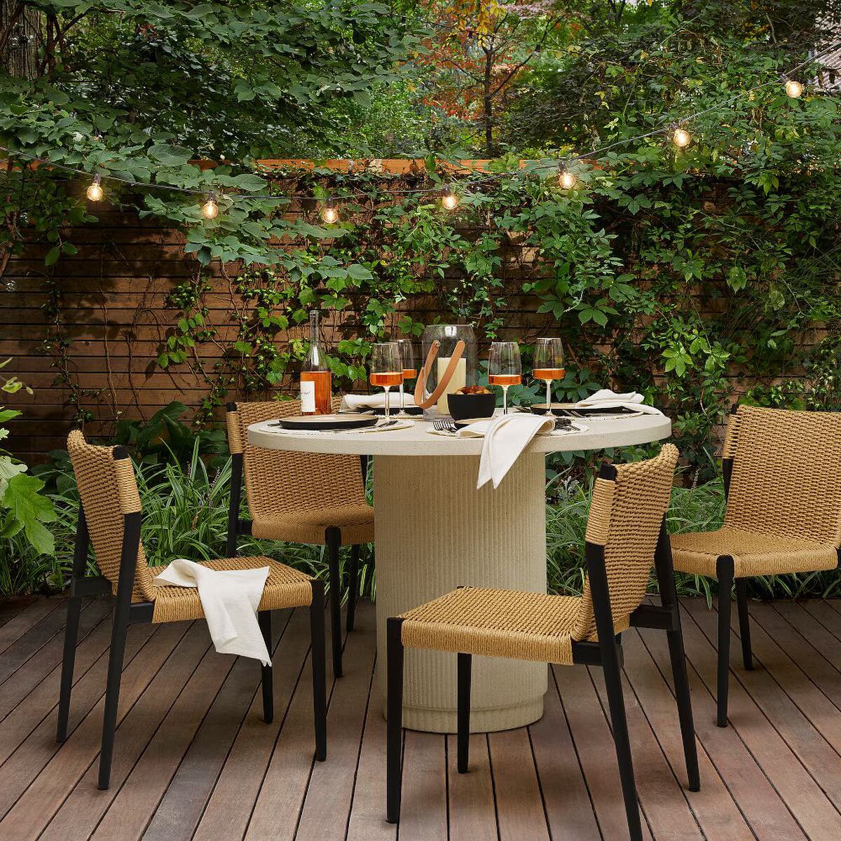 Ventura Garden Stacking Dining Chair (Set of 2)