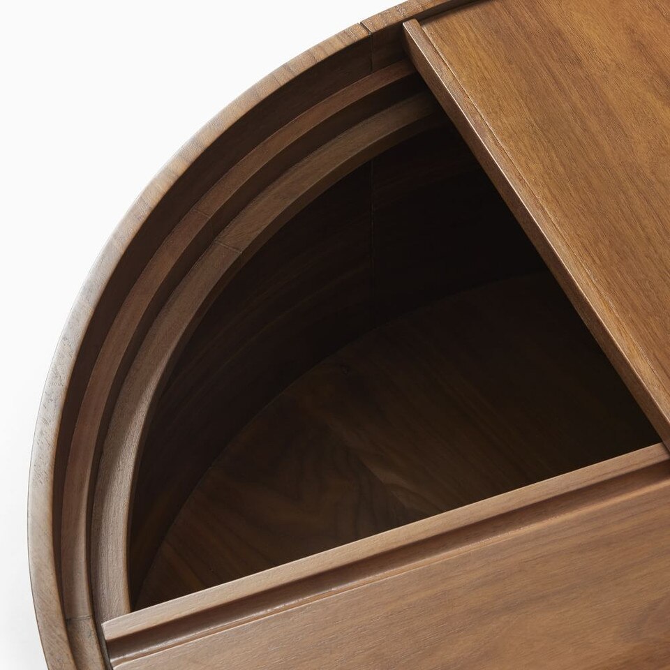 Volume Round Storage Drum Coffee Table (91 cm)