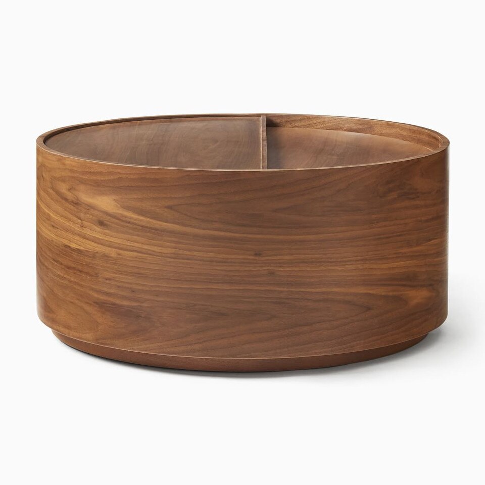 Volume Round Storage Drum Coffee Table (91 cm)