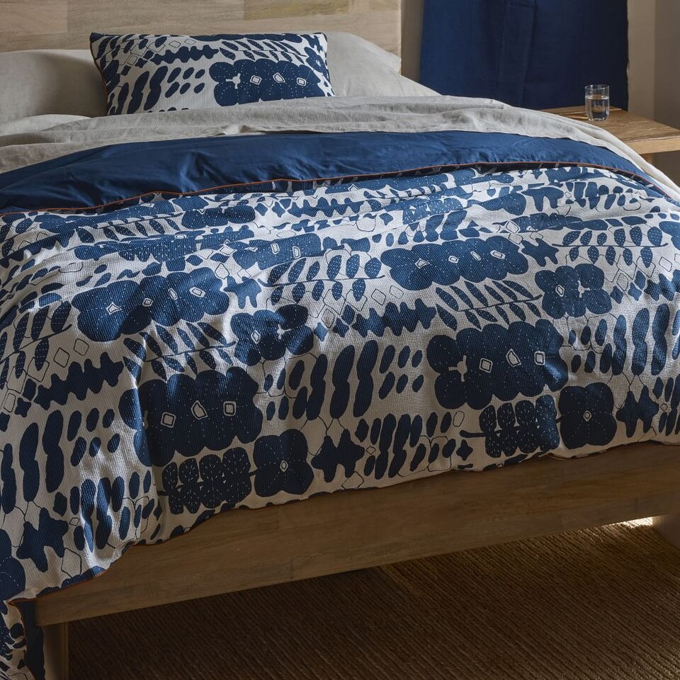 Organic Wabi-Sabi Floral Duvet Cover & Pillowcases
