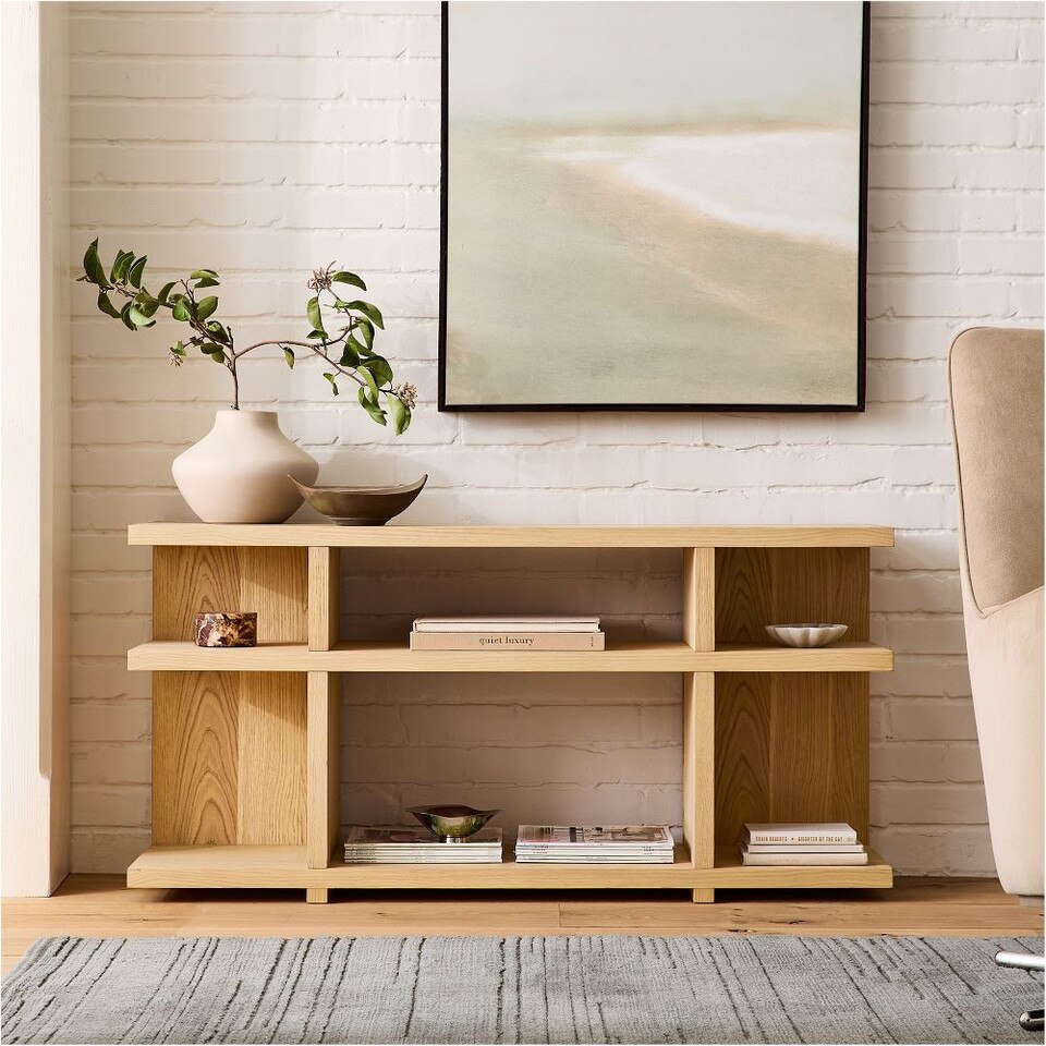 Wallace Modular Low Bookcase Shelf Unit (132 cm)