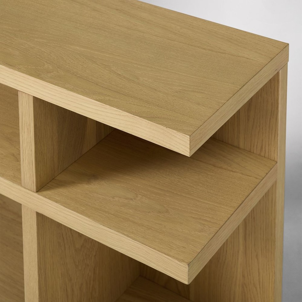 Wallace Modular Low Bookcase Shelf Unit (132 cm)