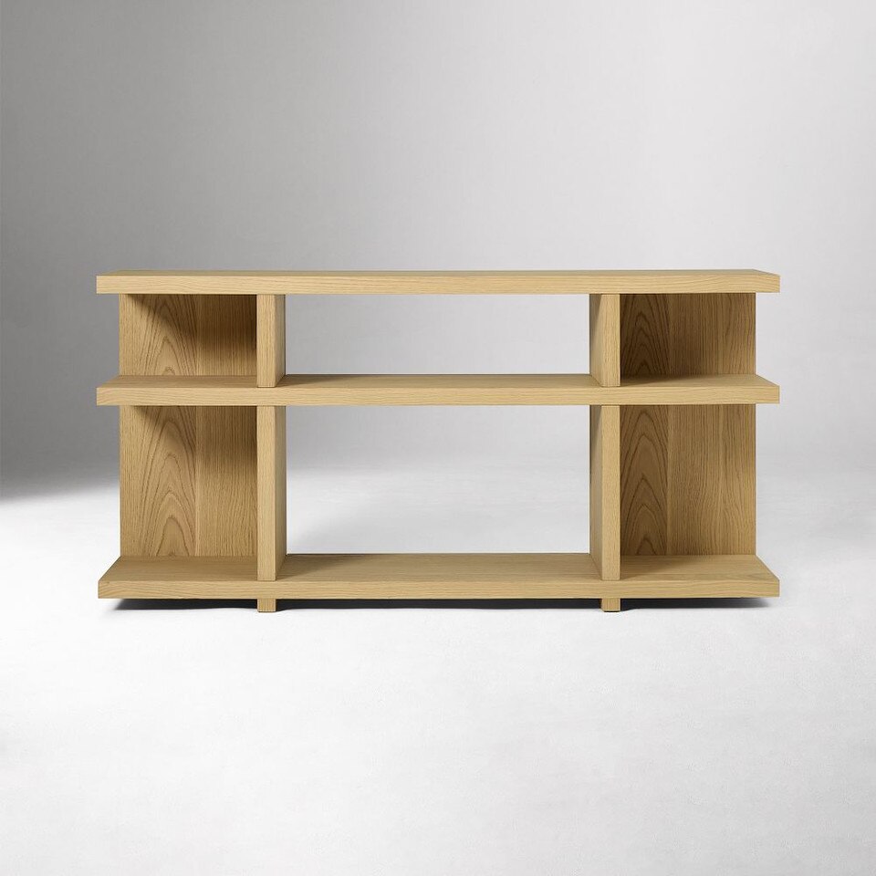 Wallace Modular Low Bookcase Shelf Unit (132 cm)