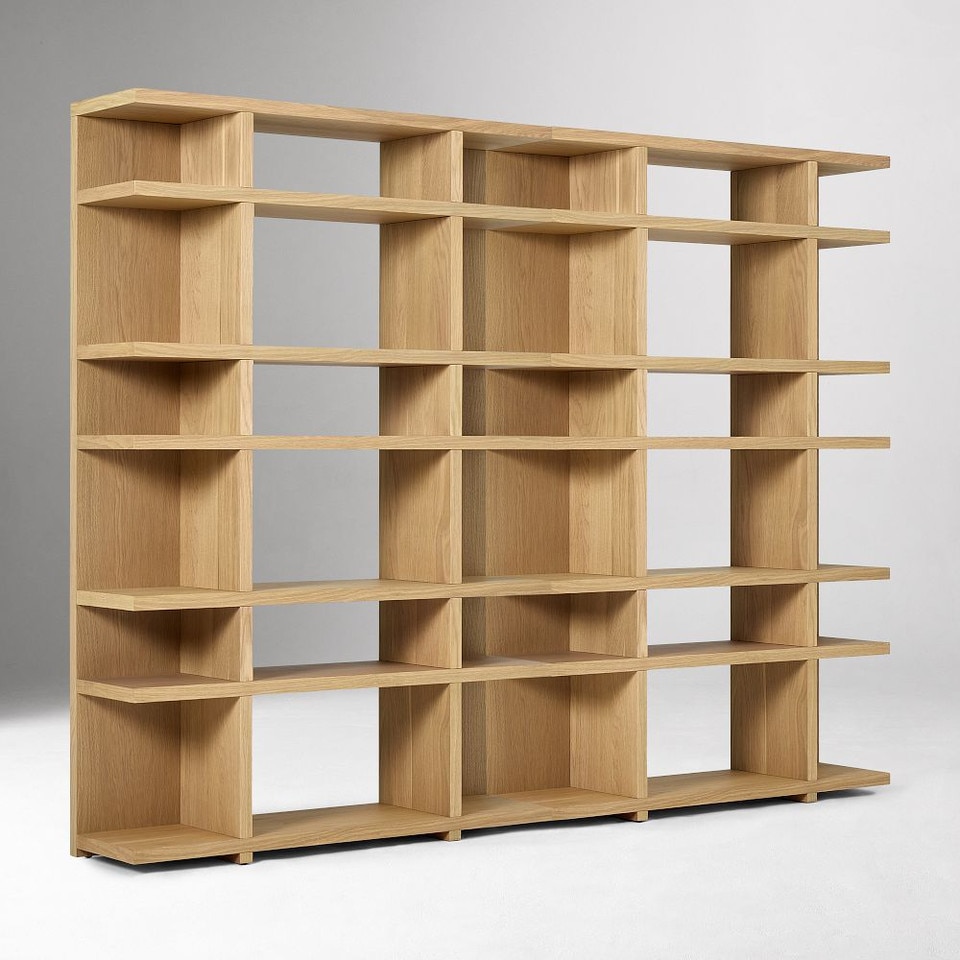 Wallace Modular Narrow Bookcase Shelf Unit (122 cm)