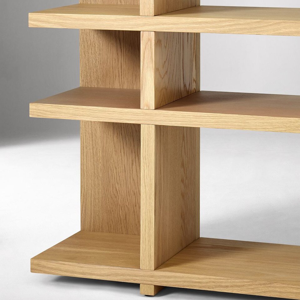 Wallace Modular Narrow Bookcase Shelf Unit (122 cm)