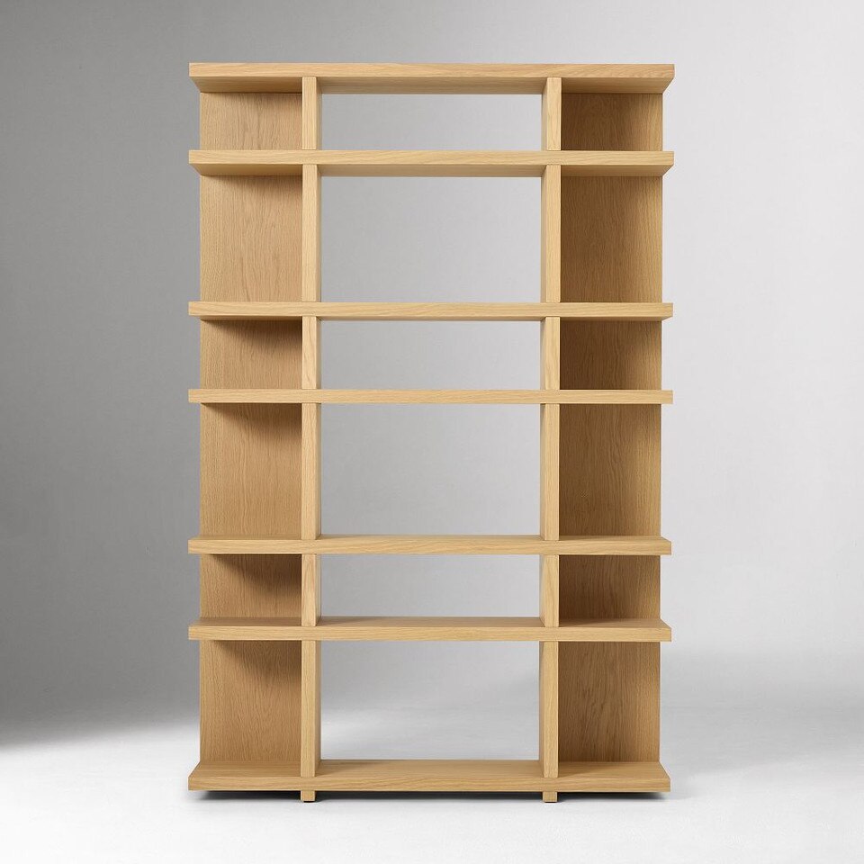 Wallace Modular Narrow Bookcase Shelf Unit (122 cm)
