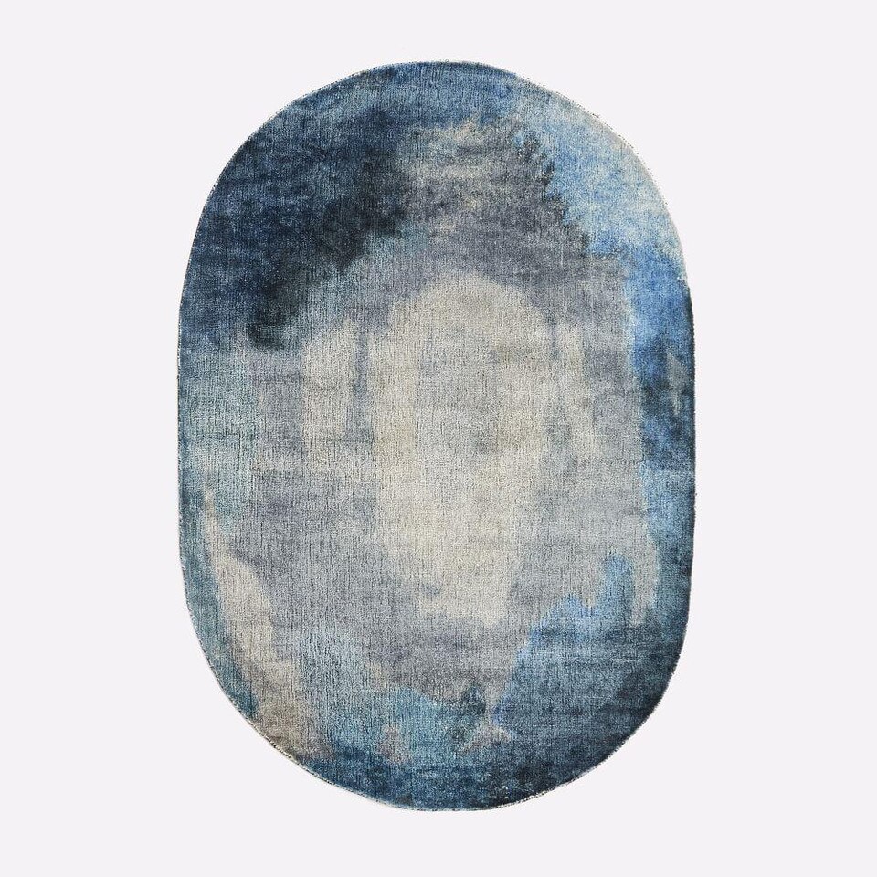 Watermark Rug - Oval (Midnight)