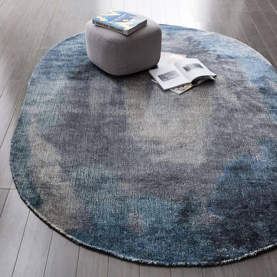 Watermark Rug - Oval (Midnight)