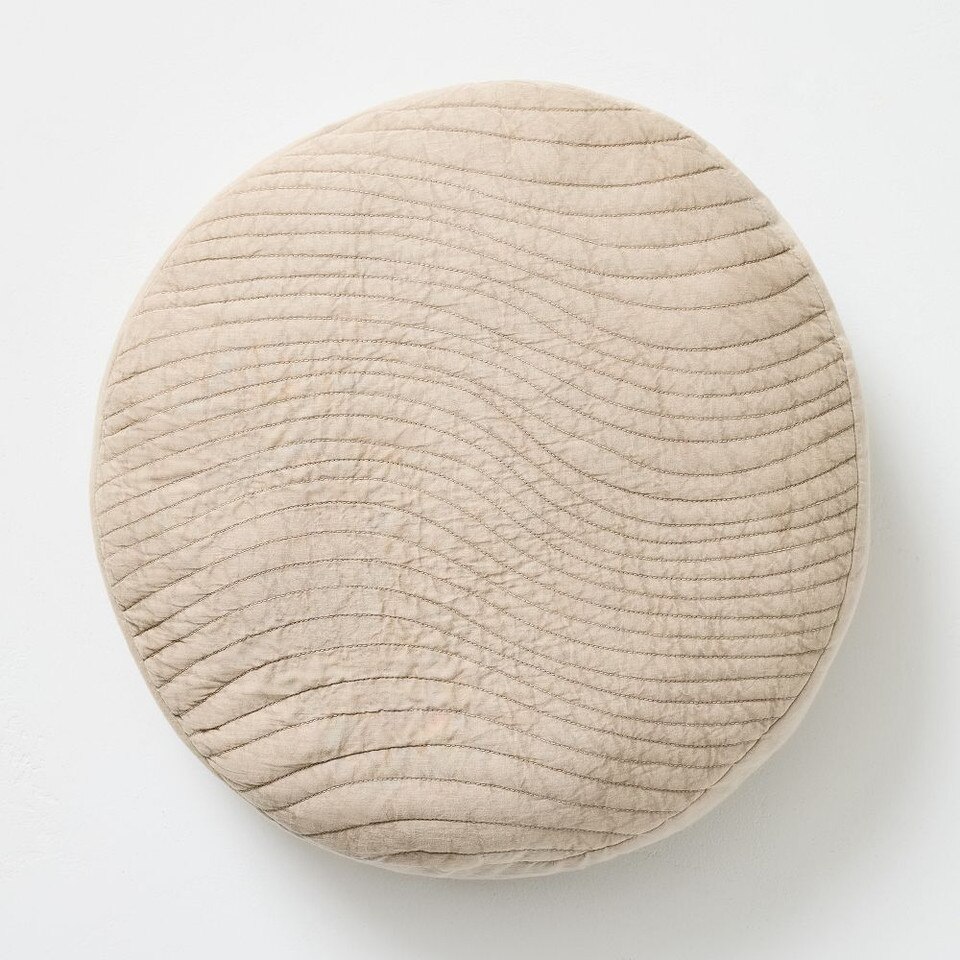 Wavy Quilted Cushion Cover