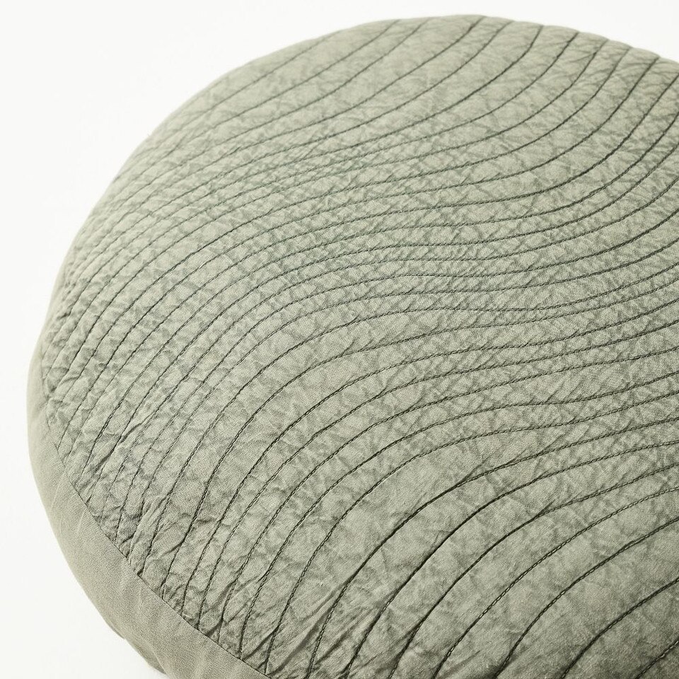 Wavy Quilted Cushion Cover