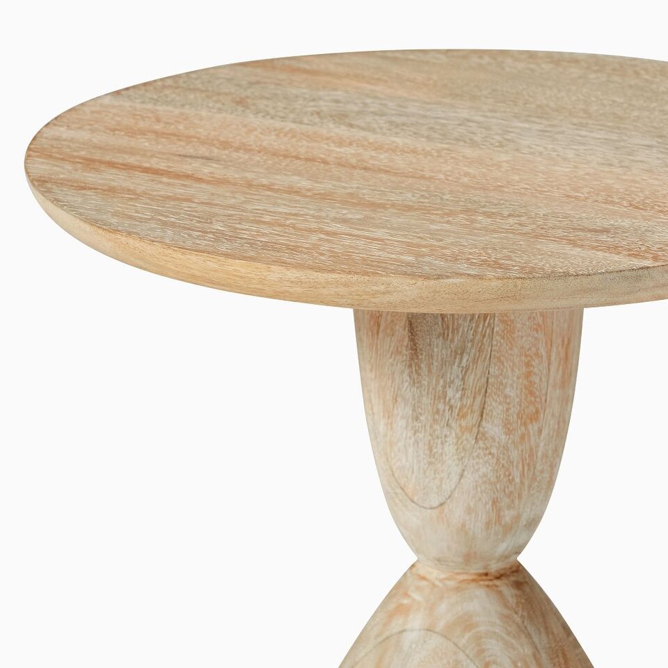 Winona Round Pedestal Side Table (41 cm)