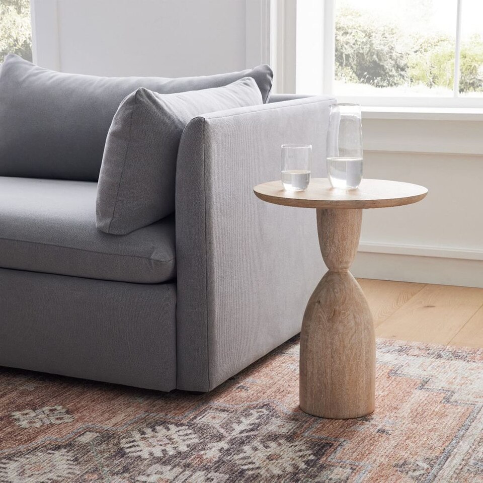 Winona Round Pedestal Side Table (41 cm)