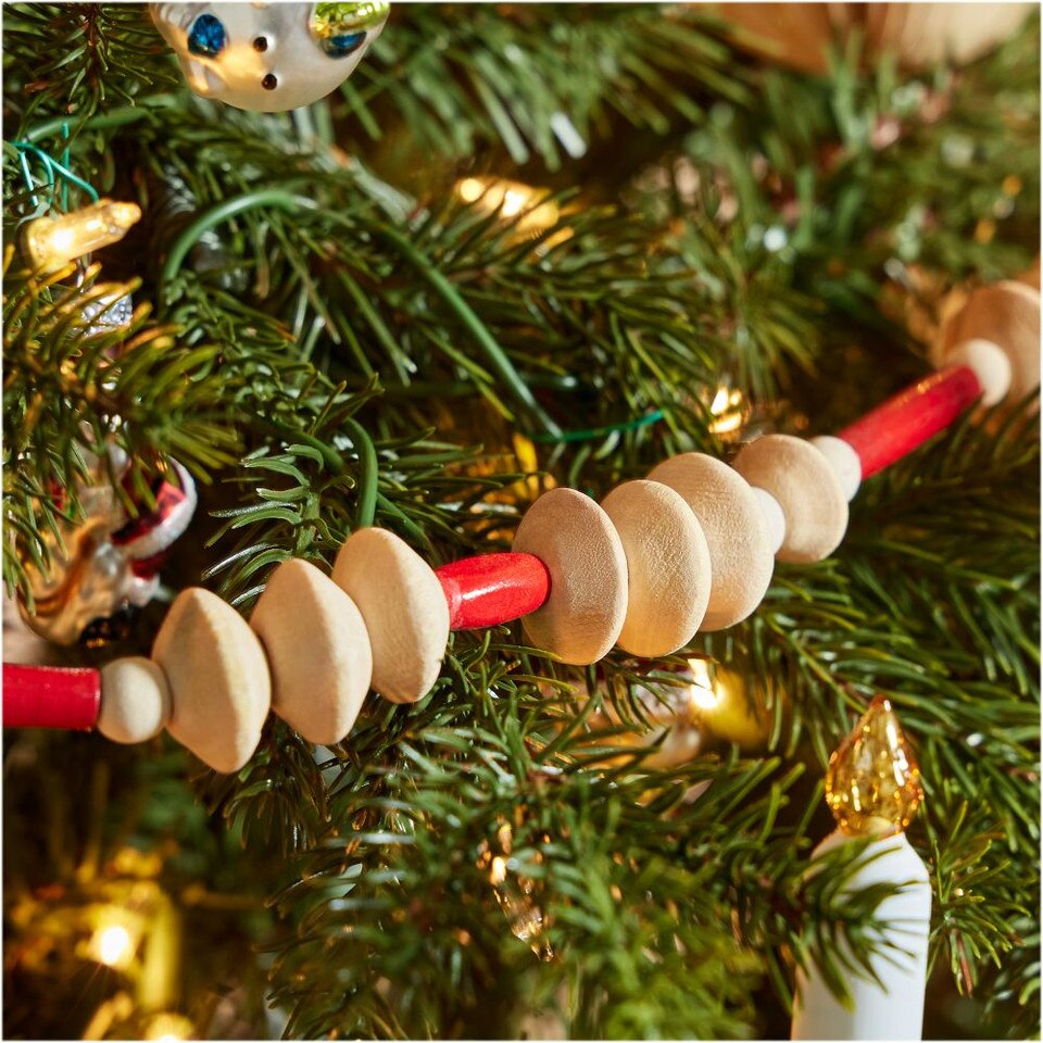 Wood Beaded Garland