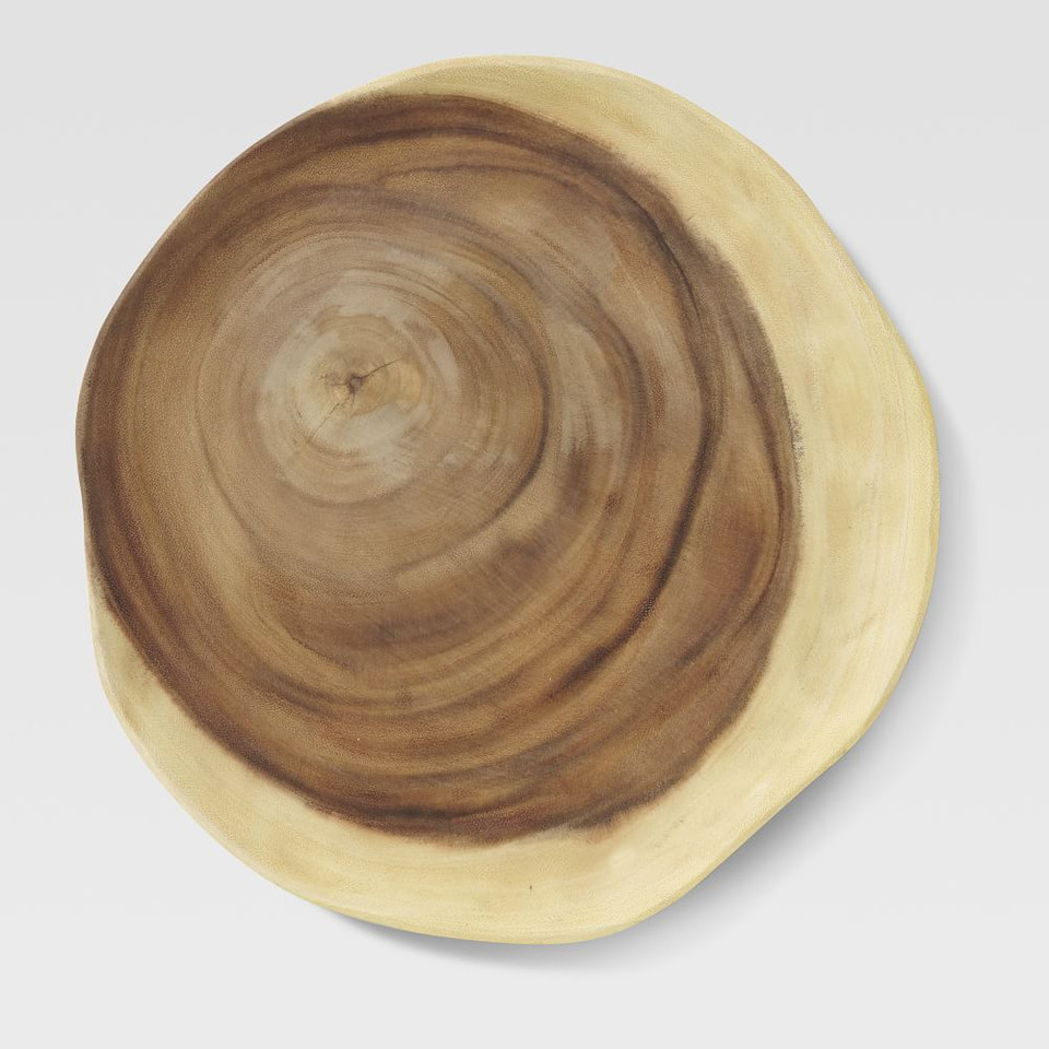 Wood Slice Charger