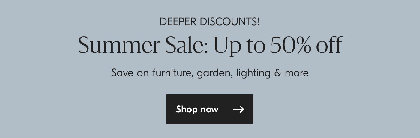Summer sale Up to 50% off - Shop now